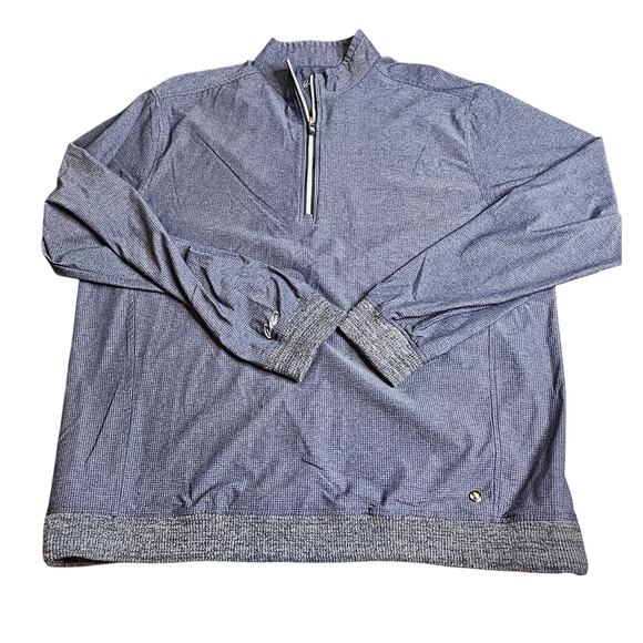 Arnold Palmer Golf Pullover XXL Blue 1/4 Zip Jacket Windbreak - Picture 2 of 10